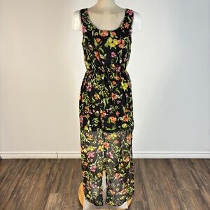 ❤️ Philosophy Black Floral Maxi Dress